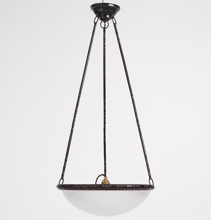 Harald Notini, ceiling lamp, model "5873", Arvid Böhlmarks Lampfabrik, 1920s.