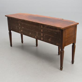 A late 19th Century English inlaid mahogany sideboard.