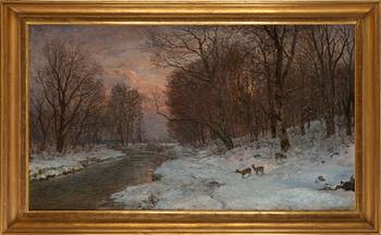 Anders Andersen-Lundby, oil on canvas, signed.