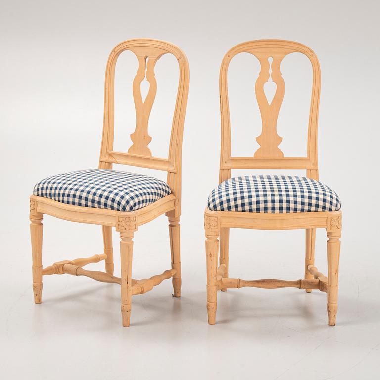 A set of ten 'Hallunda' Gustavian style chairs from IKEA, 1990s.