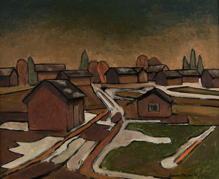 Juhani Palmu, Village Landscape.
