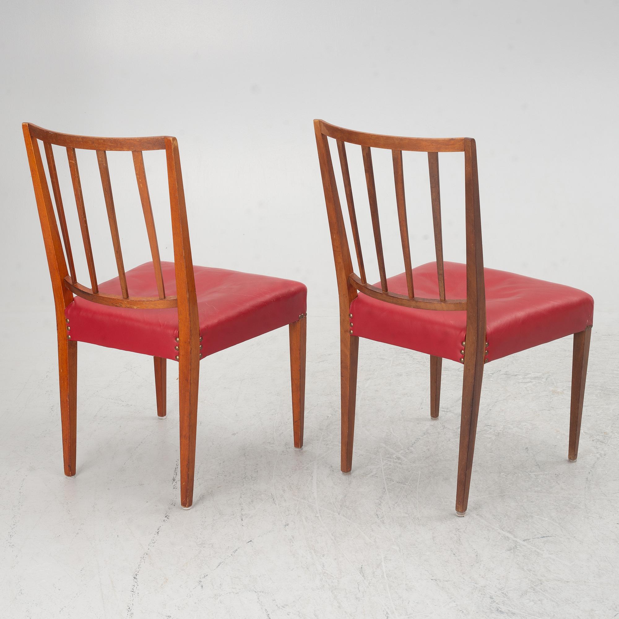 Josef Frank, six model 815 chairs, Svenskt Tenn.