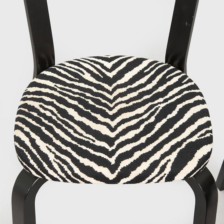 Alvar Aalto, stolar, 6 st, modell 69, Artek, 1900-tal.