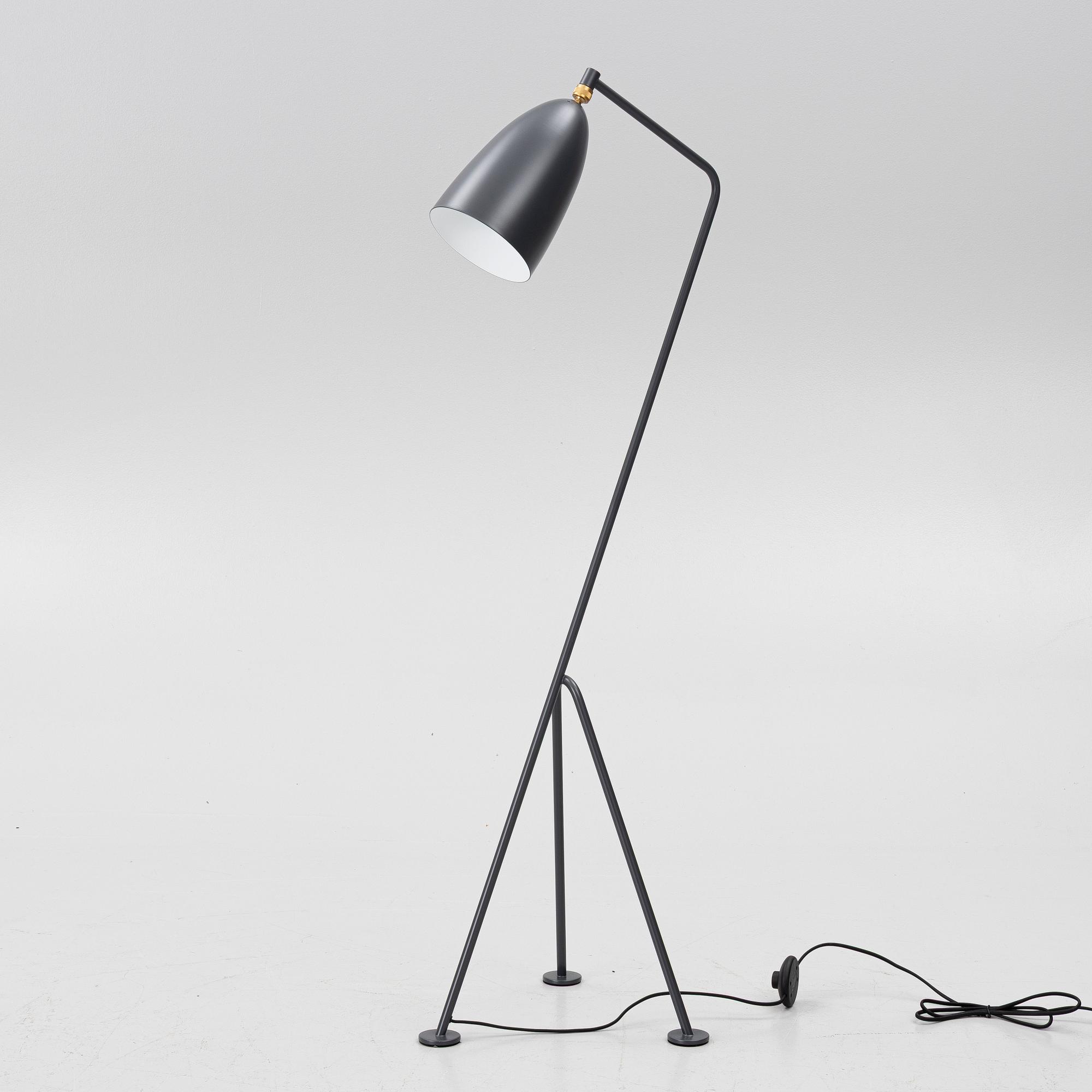Greta Magnusson Grossman, Floor lamp, 'Grasshopper', GUBI, Denmark.