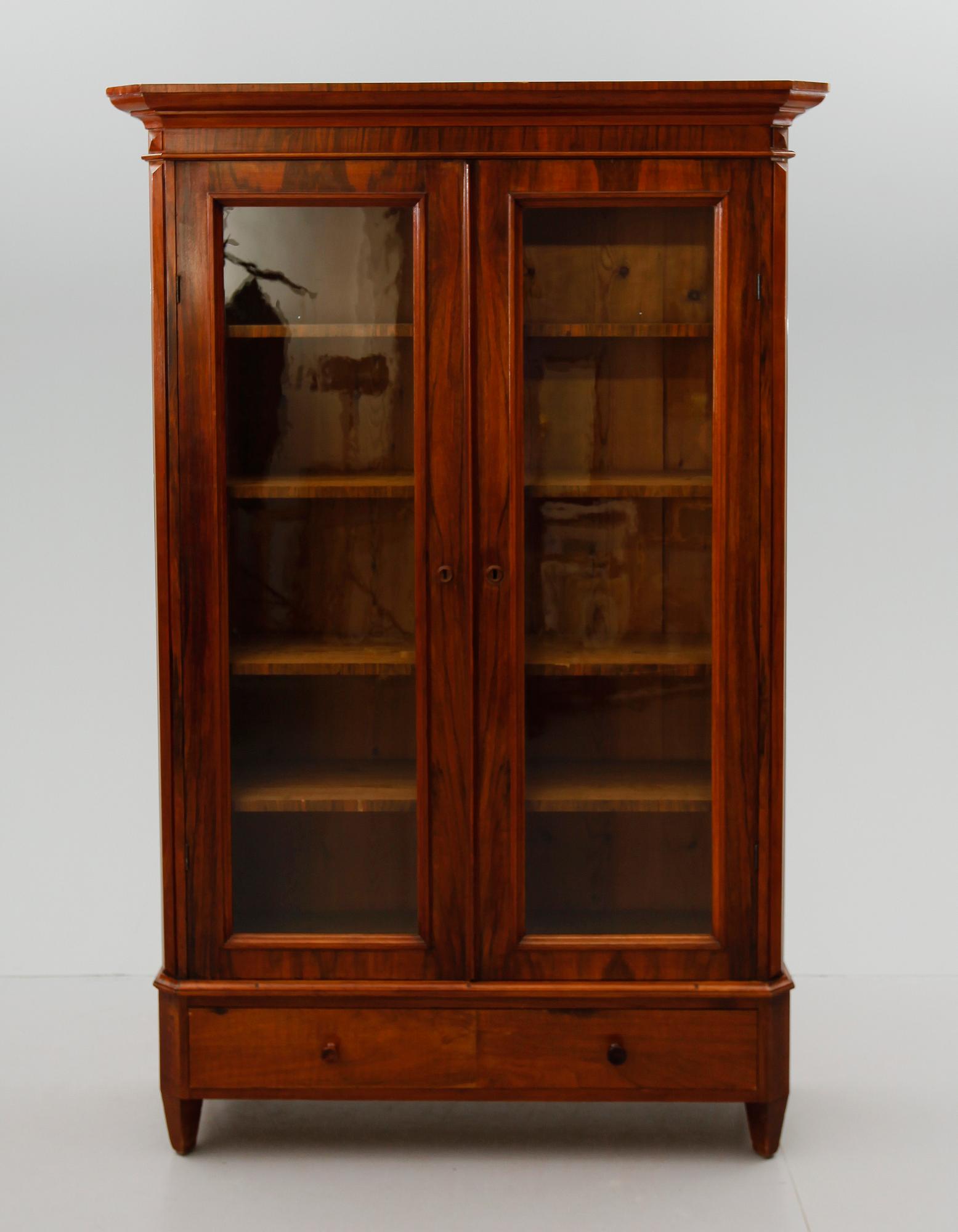 BOKSKÅP, sent 1800-tal.