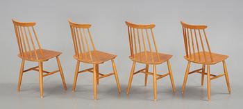 STOLAR, 4 st, "Fanett", Ilmari Tapiovaara, Edsbyn, 1950-/60-tal.