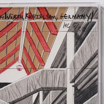 Christo Vladimirov Javacheff, "Wrapped floors and covered windows (Project for Museum Würth, Künzeisa)".
