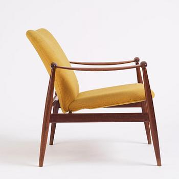 Finn Juhl, a 'model F-133' rosewood easy chair by France & Son, Denmark 1960s.