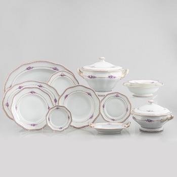 Dinner service, 100 pieces, Rosenthal, with monogram.