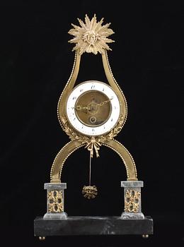 BORDSPENDYL, sekelskiftet 17/1800. Frankrike.