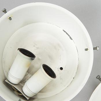 Arne Jacobsen, a pair of 1960's 'AJ-Eklipta' ceiling / wall lamps, for Louis Poulsen/licensed manufacturer Orno, Stockmann.