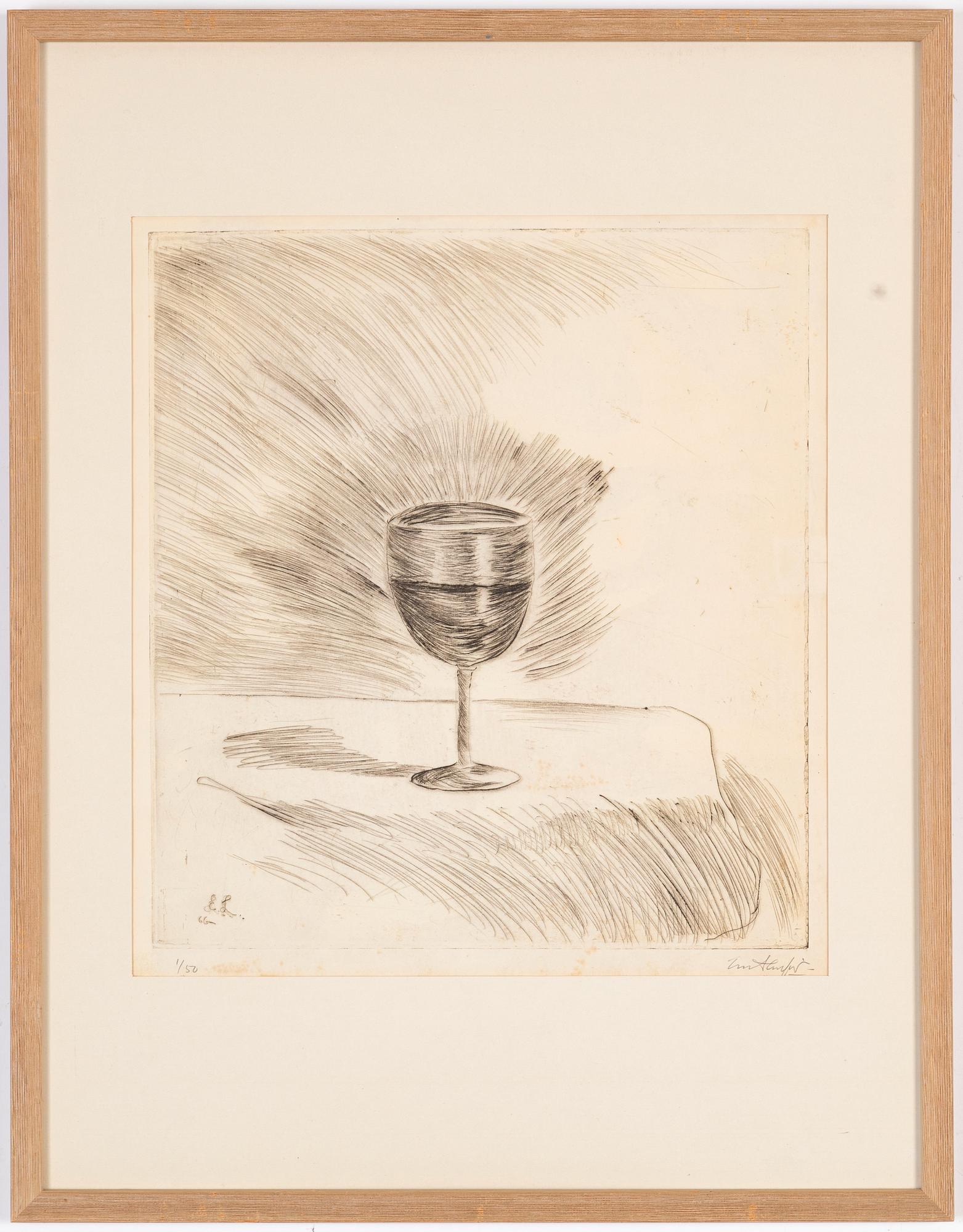 Evert Lundquist, "Bordet med glaset".
