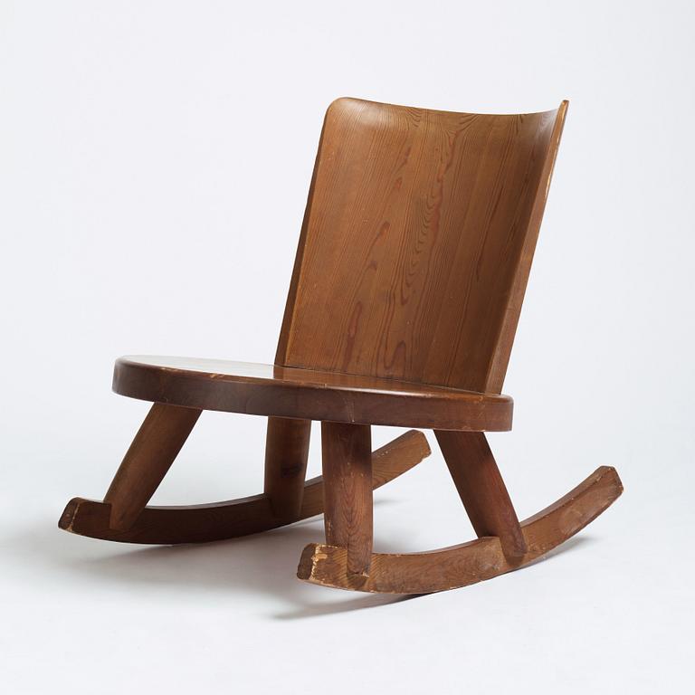 Steneby Hemslöjdsförening, a rocking chair, 1930-40s.