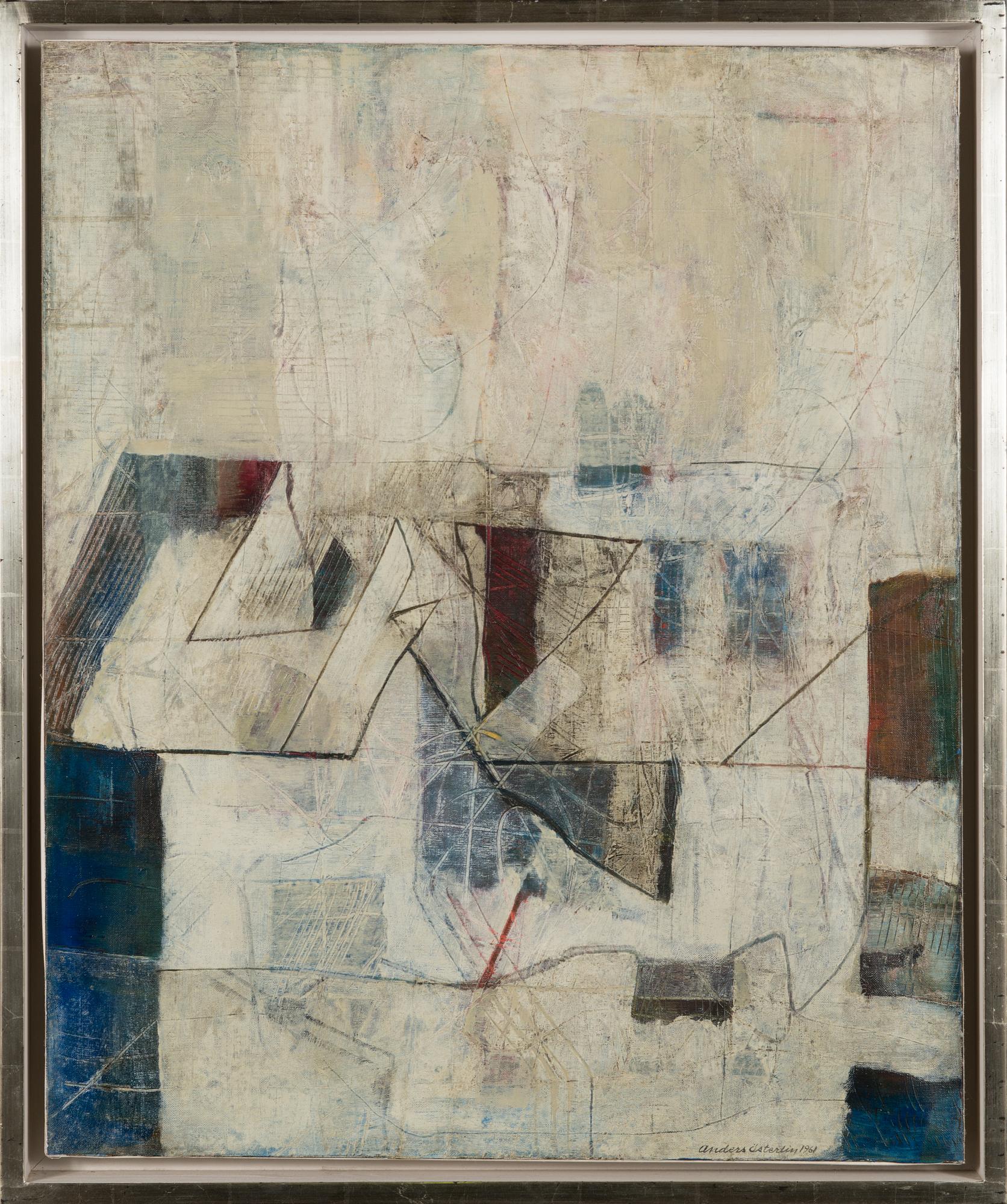 Anders Österlin, oil on canvas, signed and dated 1961.