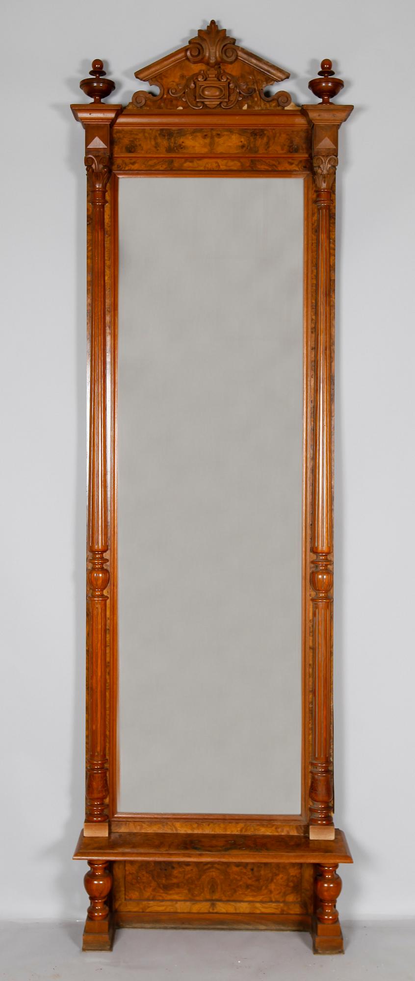 SPEGEL MED TRYMÅ, sent 1800-tal.