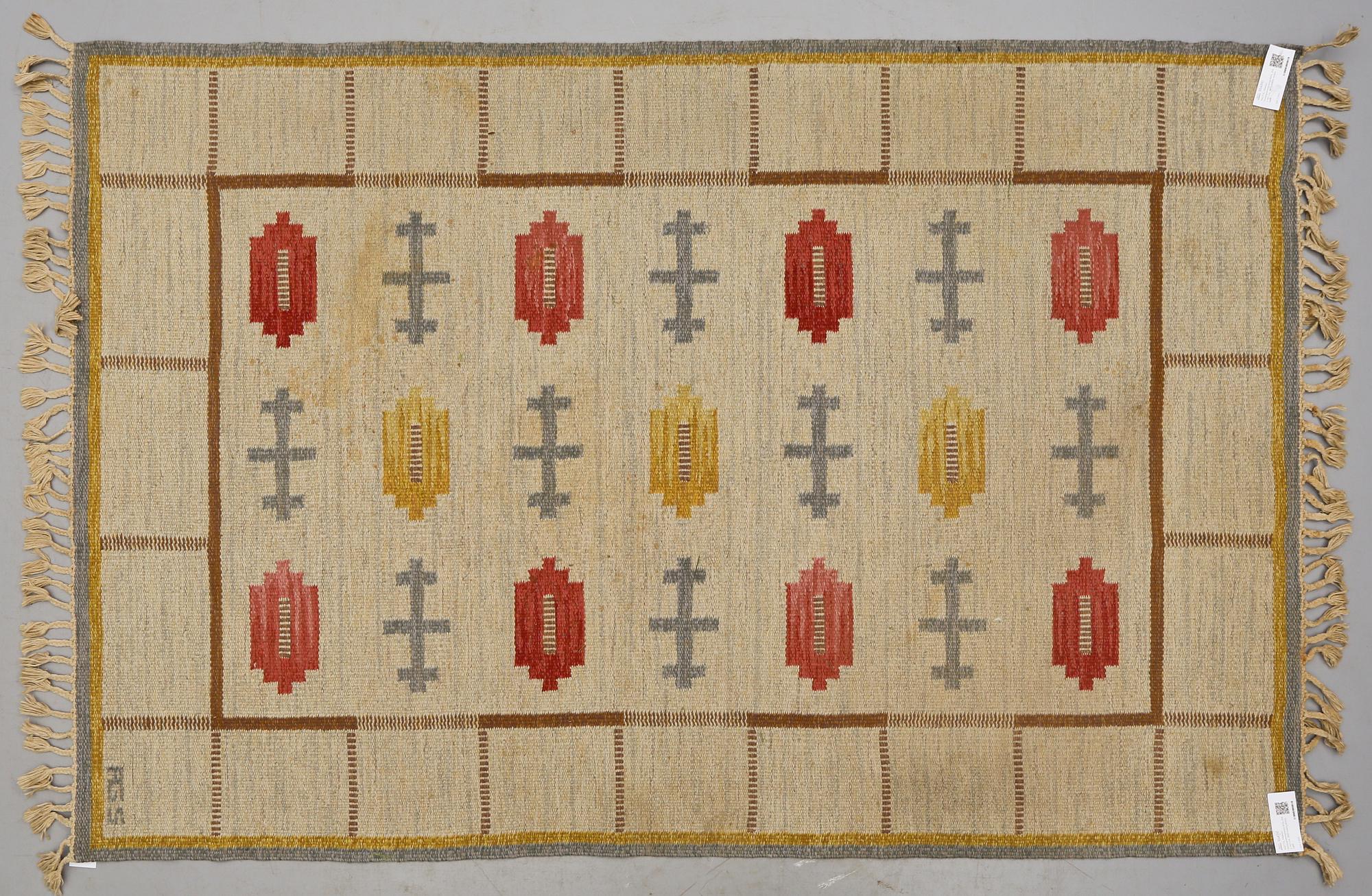 MATTA, rölakan, monogramsignerad AGS, 214 x 142 cm, 1900-talets andra hälft.