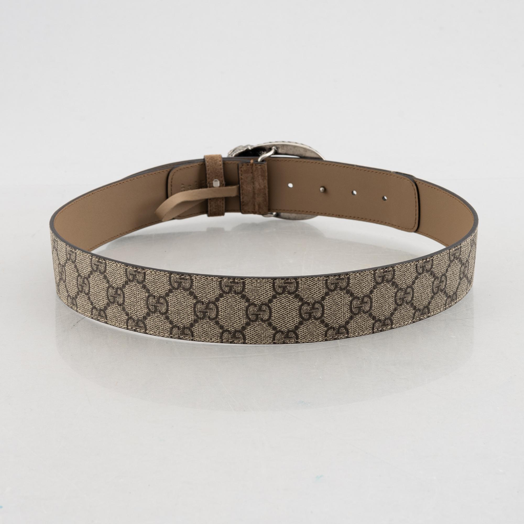 Gucci, skärp, "Dionysus GG Supreme belt". Strl 80.