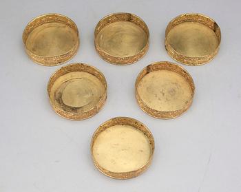 COASTERS, 6 st, senempire, 1800-talets mitt.