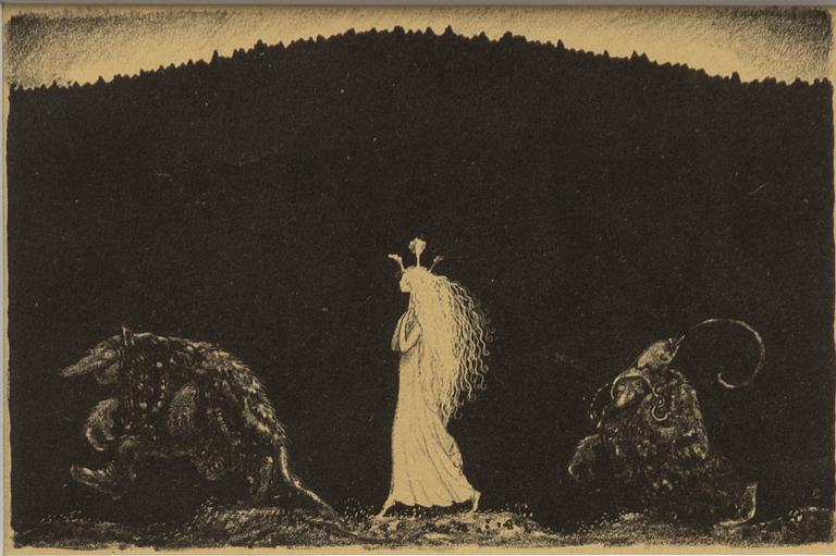 John Bauer, "Trollens Styfdotter".