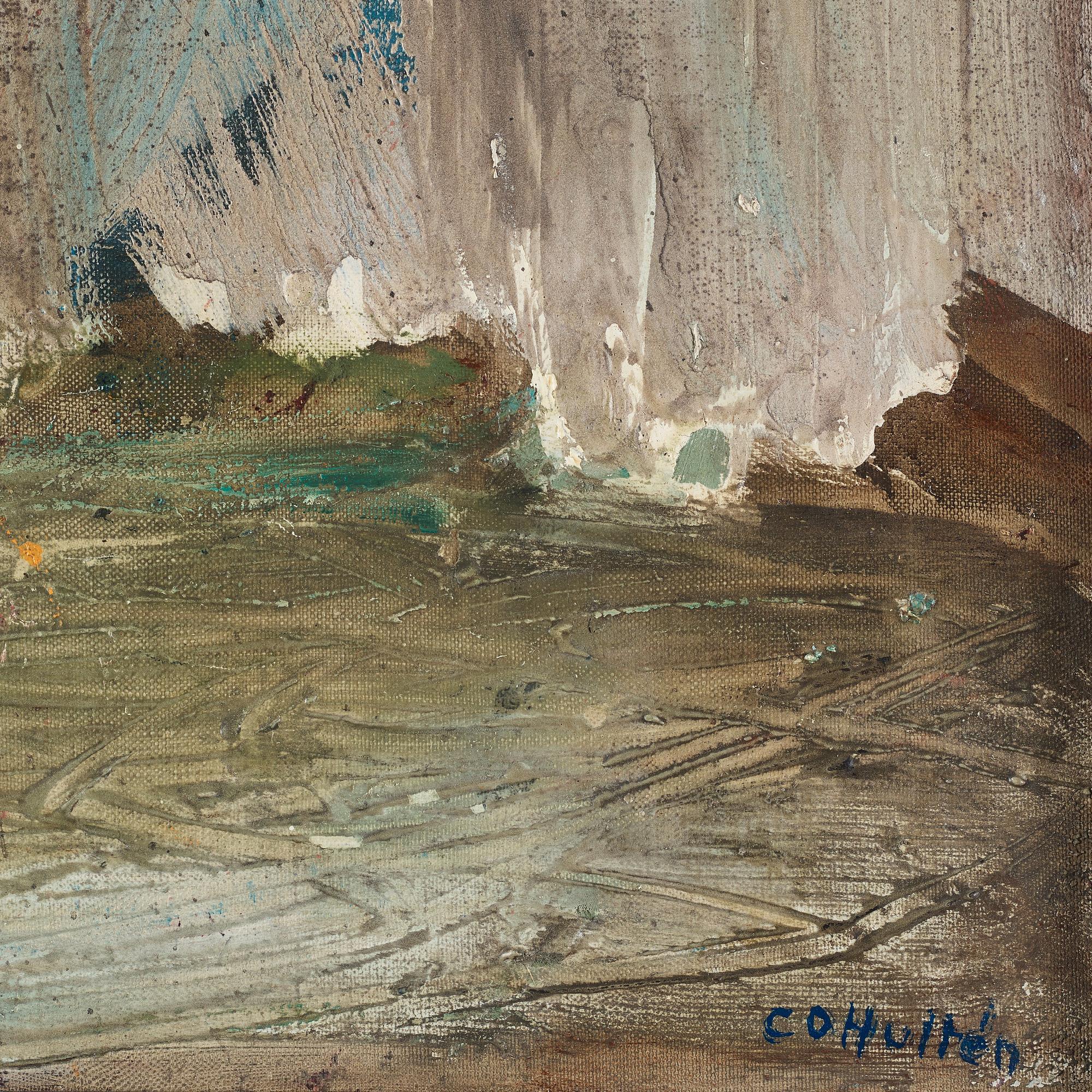 CO HULTÉN, oil on canvas, signed.