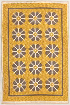 Rug double-sided, circa 1950s, approximately 224x149 cm.