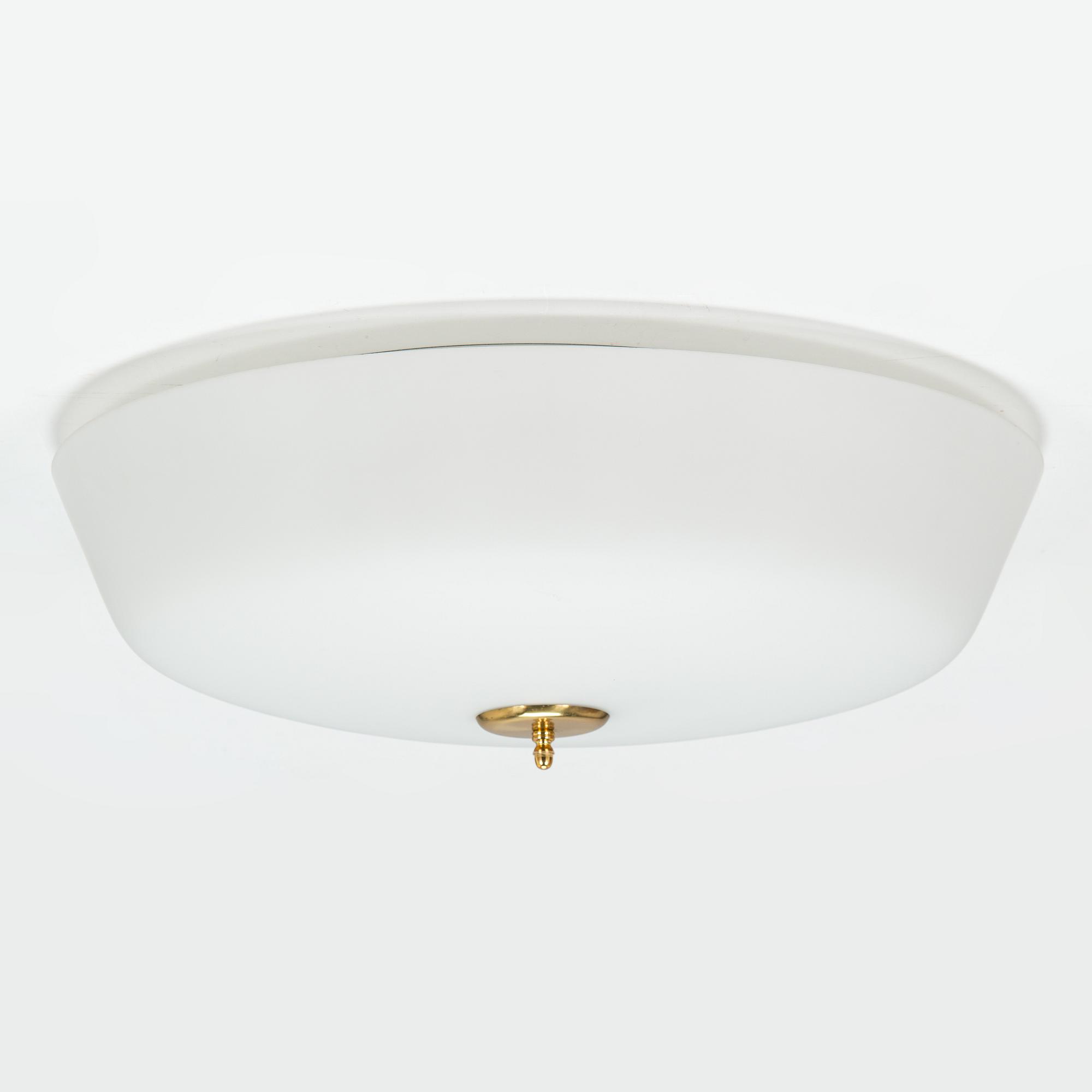 A mid-20th century ceiling light, model 101/5 Orno, Stockmann, Finland.