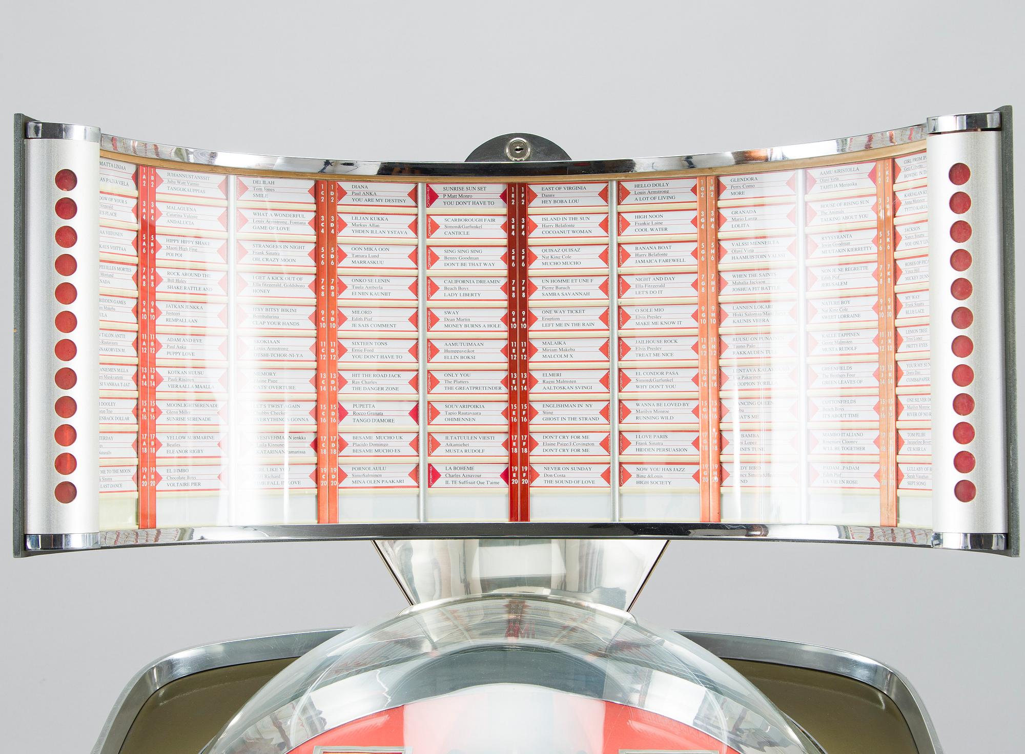 A 1960s AMI "Continental 2" jukebox, USA.