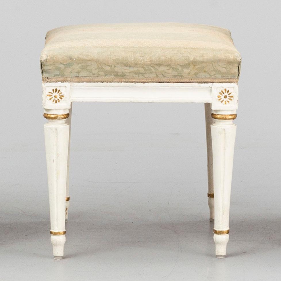TABURETT, gustaviansk, 1700-talets slut.