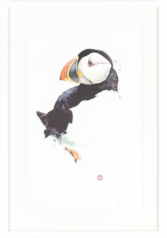 KARL MÅRTENS, färglitografi, signerad och numrerad 99/150.