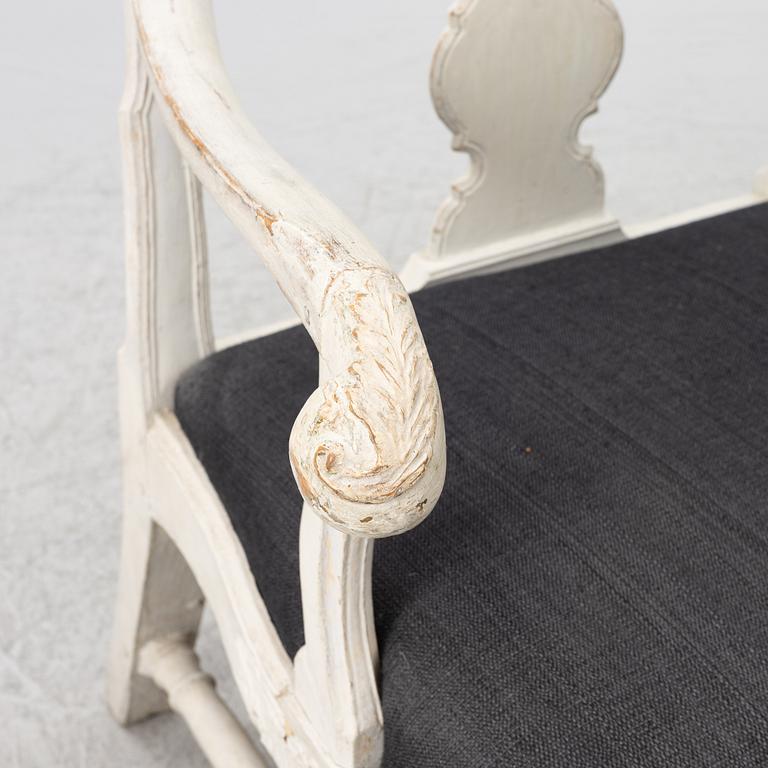 Rococo sofa, mid-18th century.