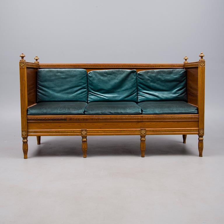 SOFFA, gustaviansk, sekelskiftet 1700/1800.