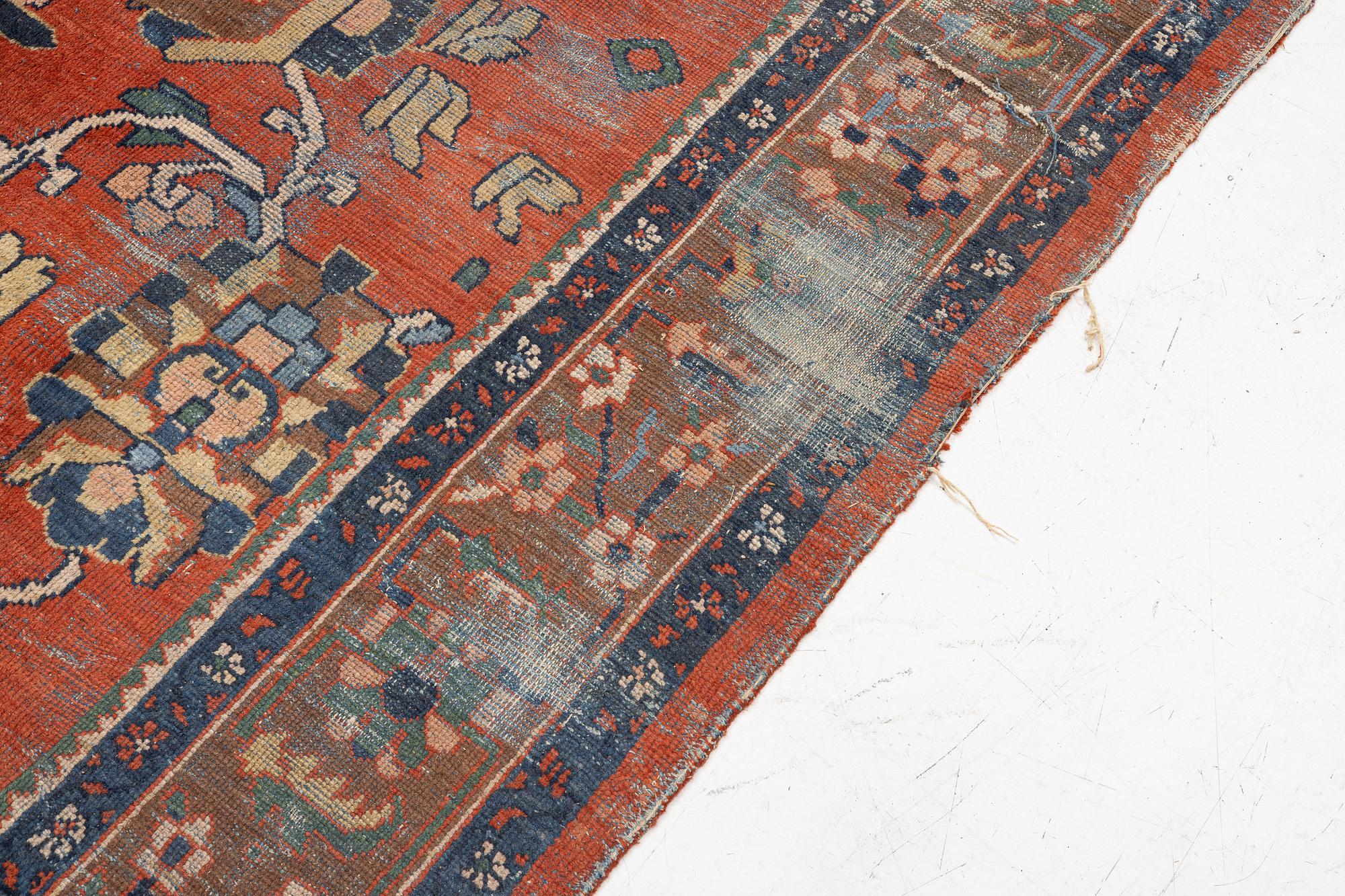 Matta, antik Mahal Västra Persien, ca 390 x 267 cm.