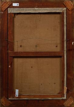 OKÄND KONSTNÄR, olja på duk, omkring år 1900.