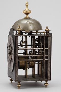 A French 18th century lantern clock.