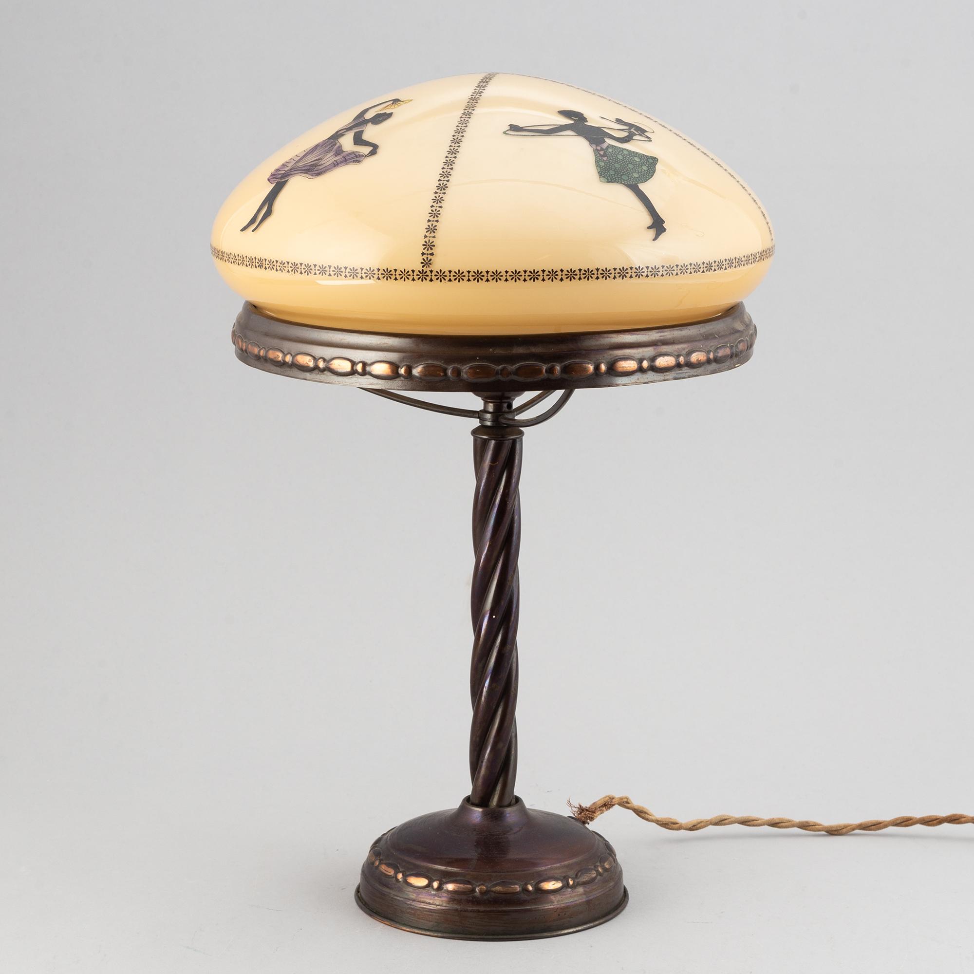 a 1920's table lamp.