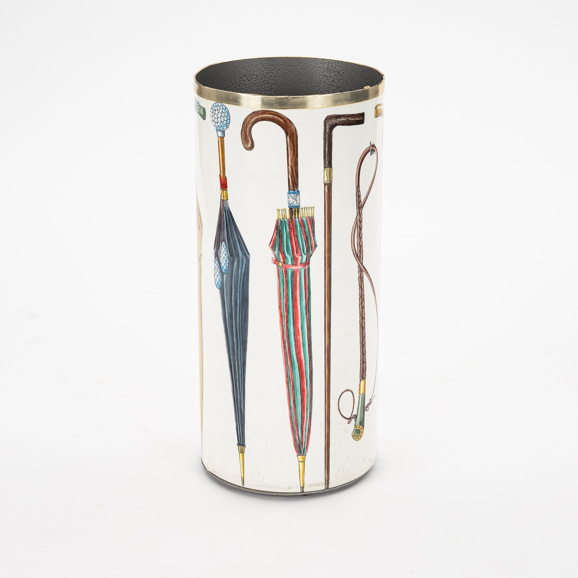 Piero Fornasetti, an umbrella stand, Studio Fornasetti Milan, Italy.
