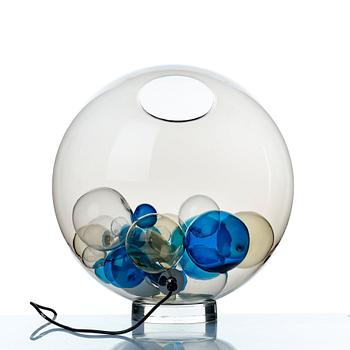 Ludovico Diaz De Santillana, a "Palotta" glass table lamp, Venini, Italy 1960-70's.