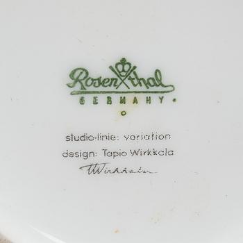 Tapio Wirkkala, a 21-piece 'Variation' porcelain tableware set  for Rosenthal Studio-line, Germany, 1985.