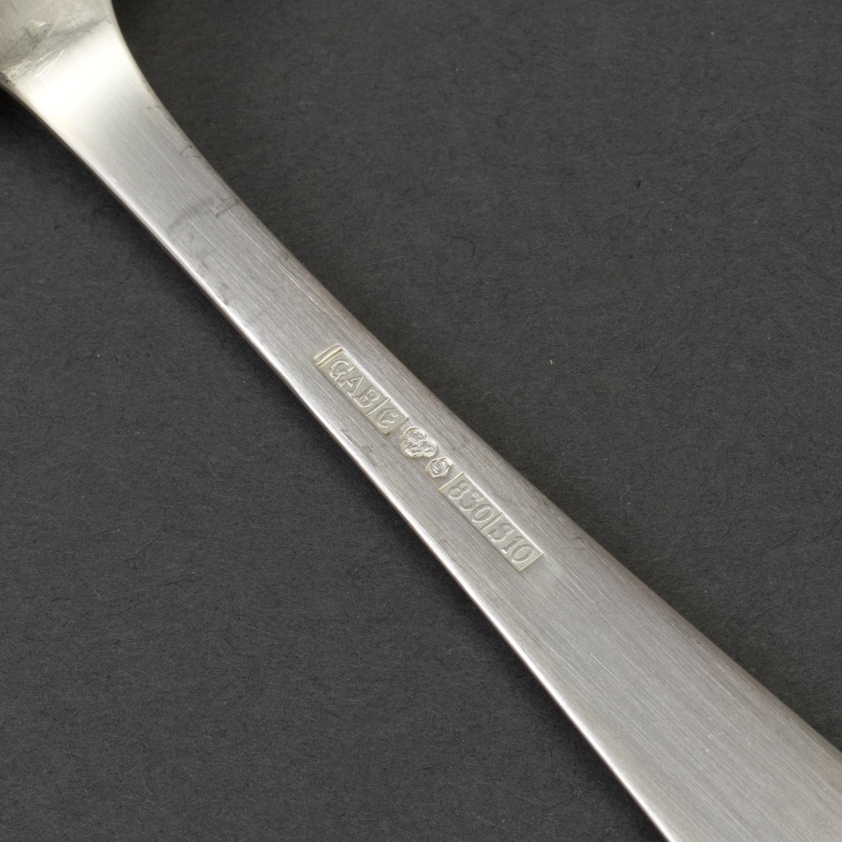 JACOB ÄNGMAN, cutlery, 25 pieces, "Rosenholm", GAB, Stockholm, weight ca 1256 g.