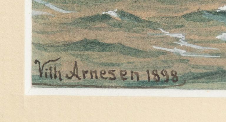 Vilhelm Arnesen, Fregatt och lots.