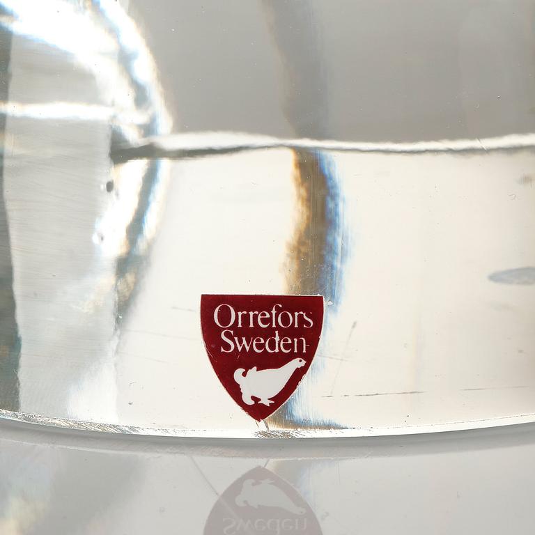 Olle Alberius, a pair of table lamps model "2214/271", Orrefors, 1960-70s.