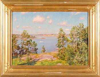 JOHAN KROUTHÉN, olja på duk, signerad och daterad 1906.