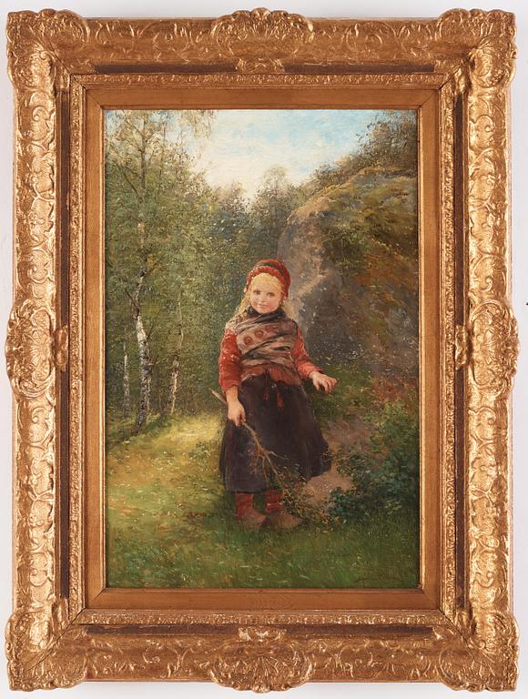 Severin Nilson, Girl in Greenery.