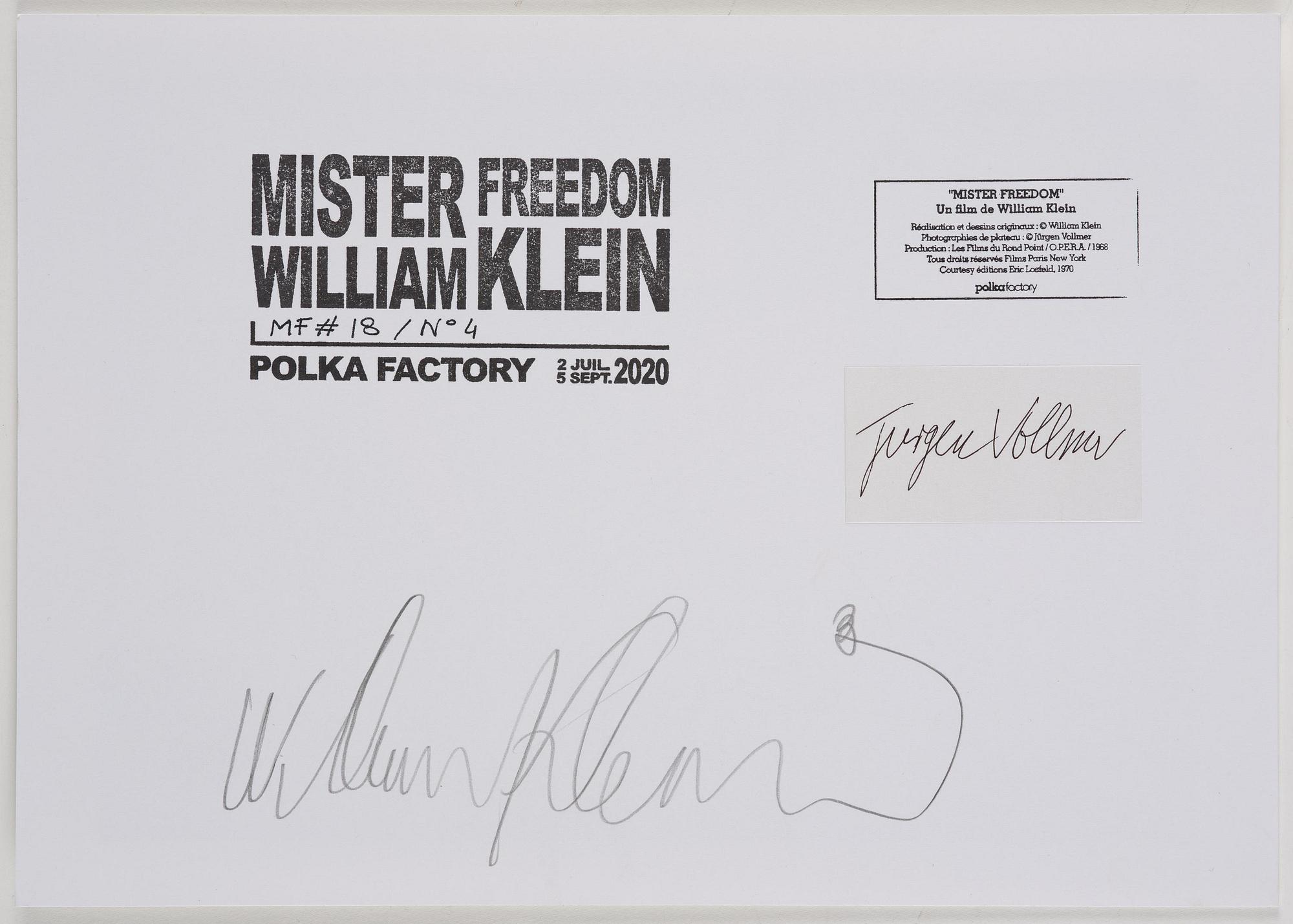 William Klein, ”Mister Freedom koffert - full set edition”, 2020.