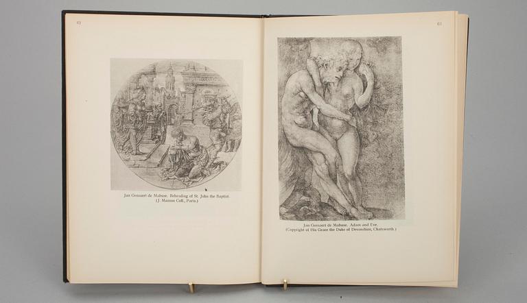 BÖCKER, 2 st, "Dutch drawings of the seventeenth century" och "Drawings of the early Flemish school".