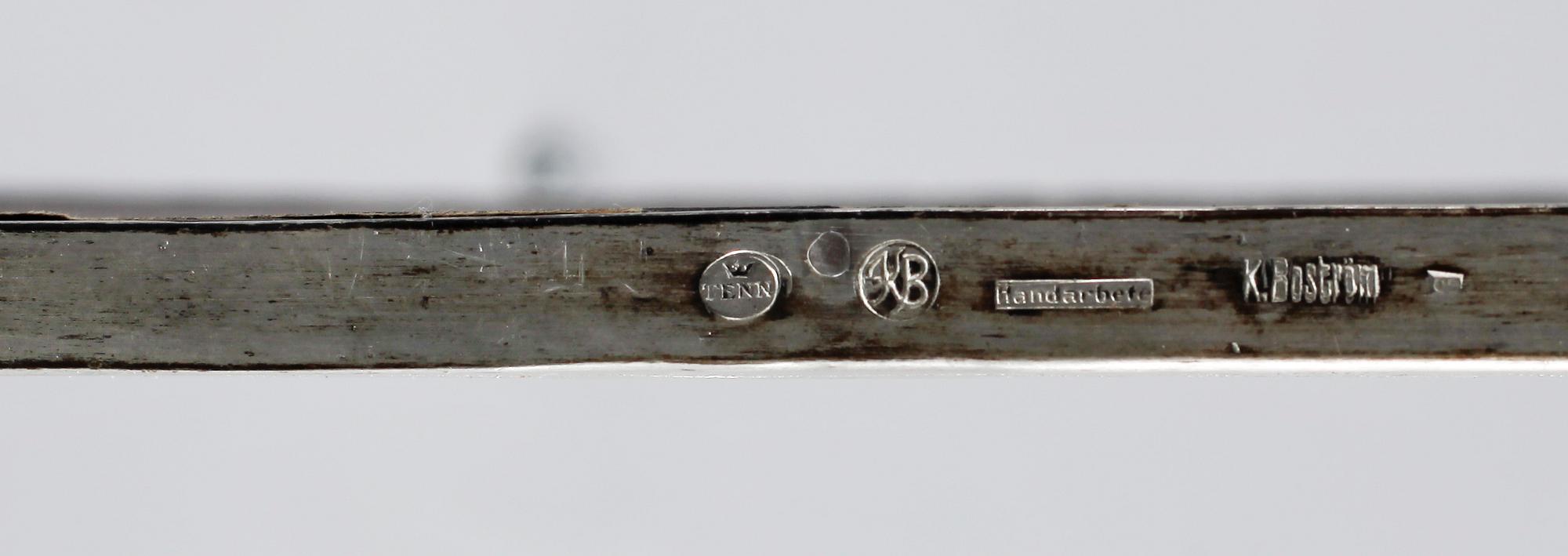 SPEGLAR, 2 st, tenn.  Nils Fougstedt för Svenskt Tenn och K. Boström, 1900-tal.