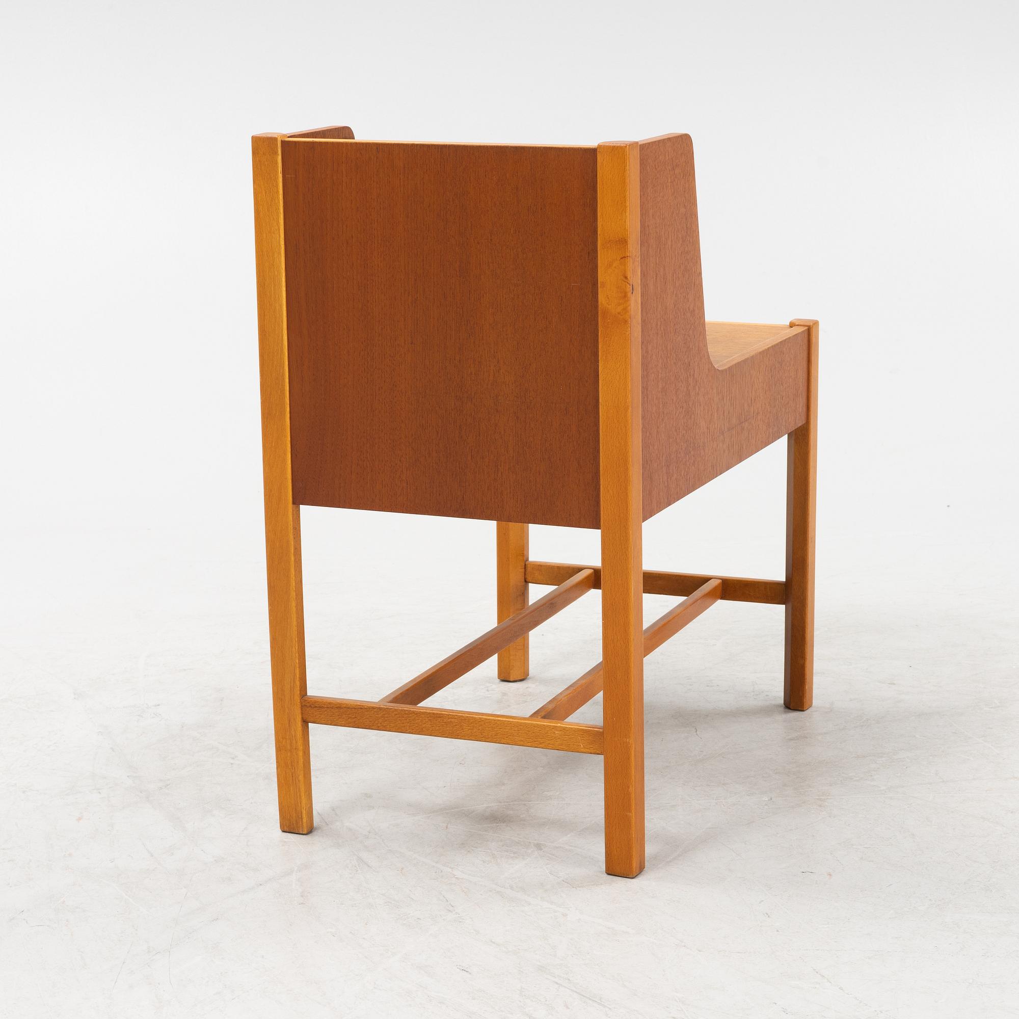 David Rosén, a teak veneered bedside table from the 'Futura-series', Nordiska Kompaniet.