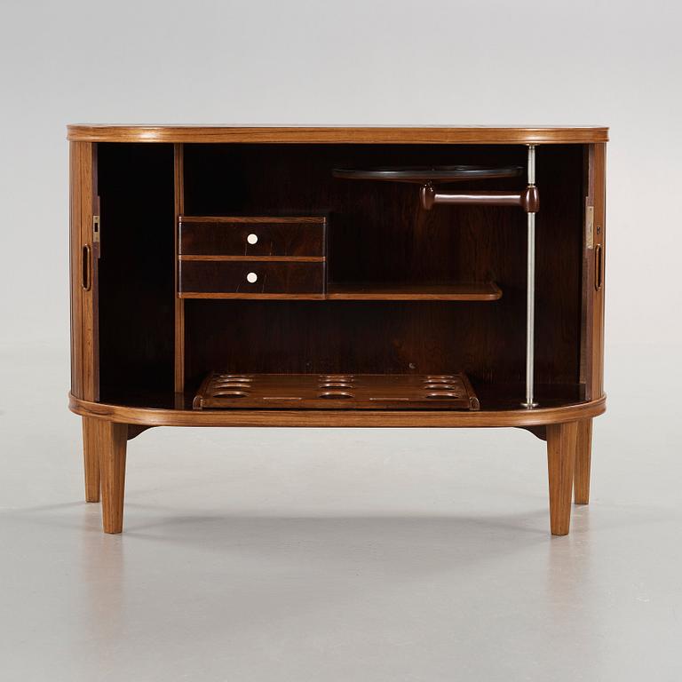 A Hjalmar Jackson palisander bar cabinet, Sweden ca 1935-40.