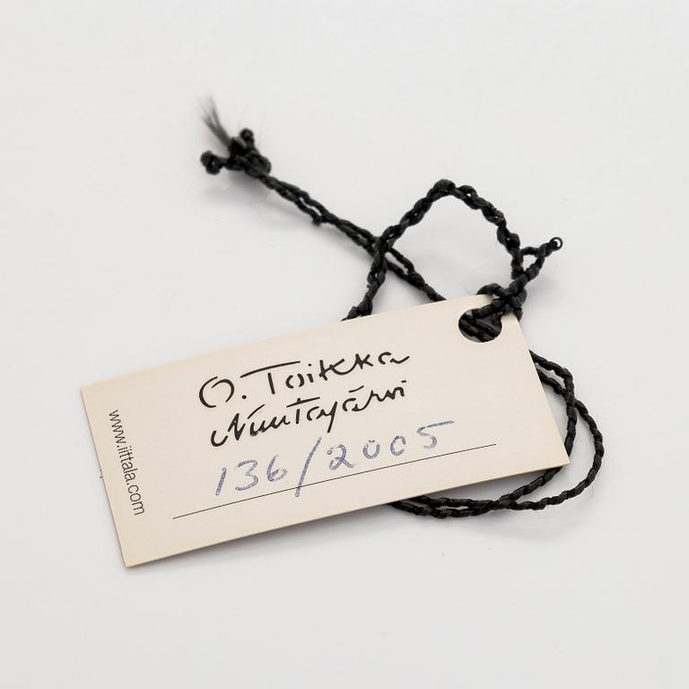Oiva Toikka, A glass bird, 'Swan', signed O. Toikka Nuutajärvi, 136 2005.