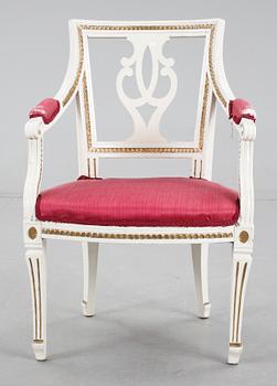 STOL, gustaviansk stil, 1800-tal.
